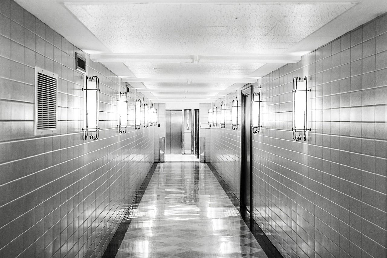 shiny floor