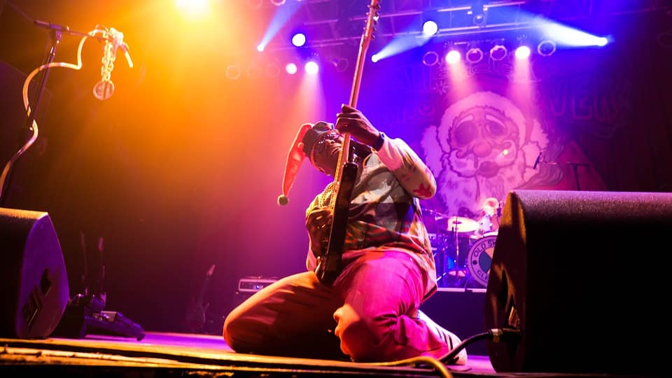 music artist performing
